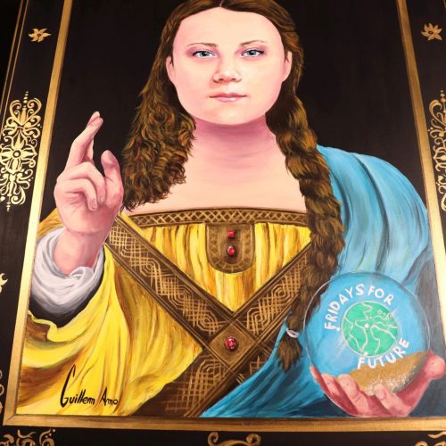 Greta Salvator Mundi - Sèrie Canvi Climàtic