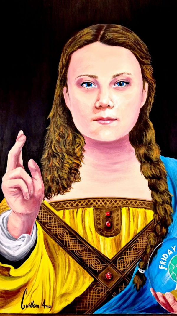 Salvator mundi de Greta - Sèrie Canvi Climàtic