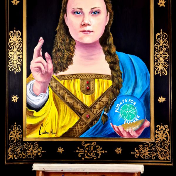 Salvator mundi de Greta - Sèrie Canvi Climàtic